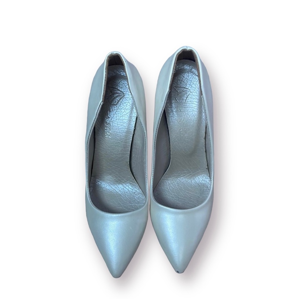 🛍️SALE🛍️ Pearl Color Pointed Toe Heels - Picture 2 of 7